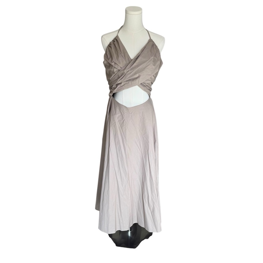 Abercrombie - NWT Crossover Bodice Midi Dress Sz XLP - Picture 3 of 9